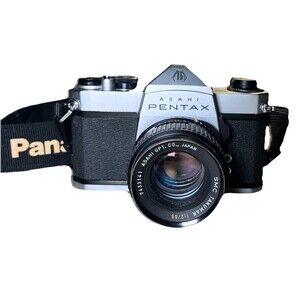 Pentax Spotmatic SP 1000 35mm SLR Film Camera w SMC Takumar 55mm f/2 Lens